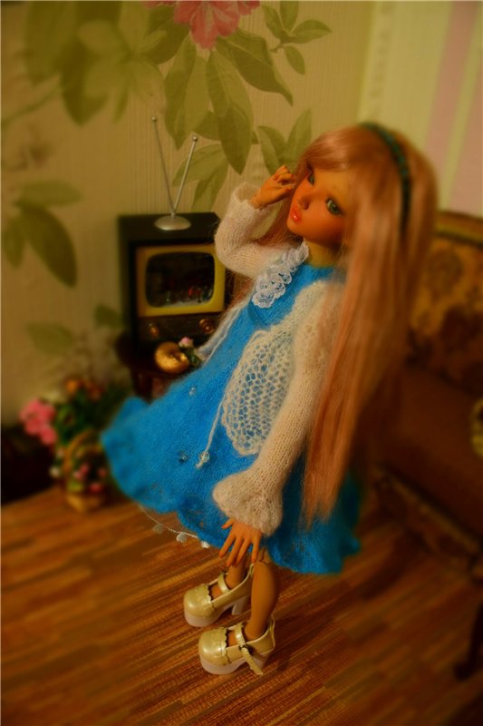 Распаковка MiniFee Chloe от Fairyland, а также сравнительные фото других бжд кукол мсд формата, проживающих у нас (фото 9)