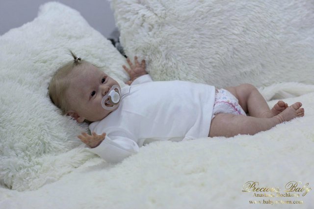 Мой весенний лучик солнышка - Харпер. Кукла реборн Анастасии Бочковой