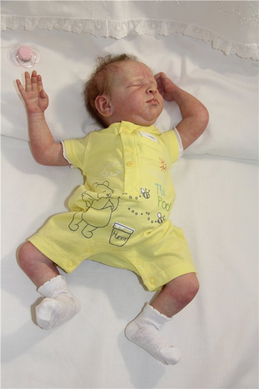 Моя малышка-реборн из молда Reese, от замечательного скульптора Andrea Arcello (фото 10)