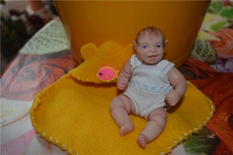 Эльфик, мини кукла ООАК Медведевой Ольги (фото 4)