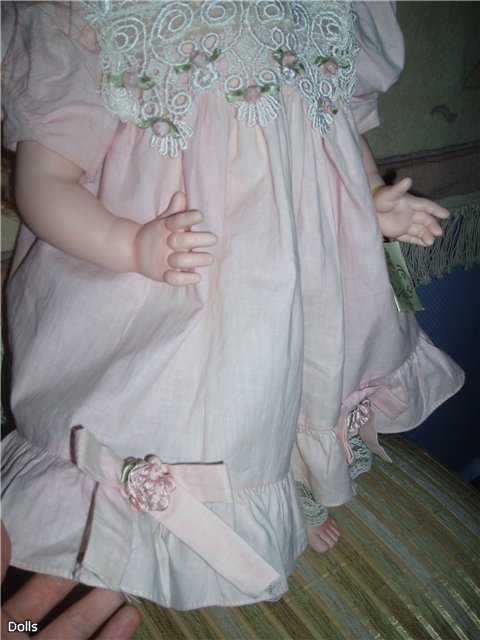 Фарфоровая кукла Ариэль от F.Spanos. Цветочный ангел из моей коллекции кукол