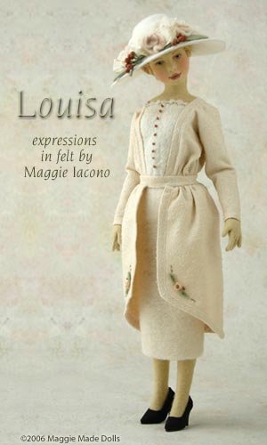 Валянные куклы из шерсти Мэгги Яконо, Maggie Iacono dolls (фото 10)
