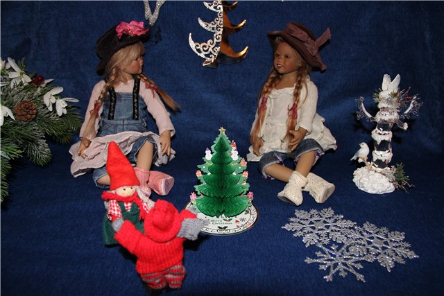 Новый год у Пуки и Лиллеморе от Annette Himstedt