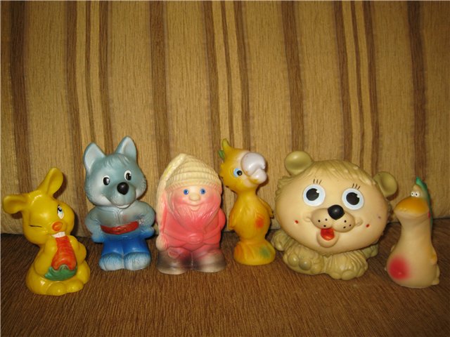 Неожиданный подарок — Игрушки СССР и советского детства: резиновые (фото 4)