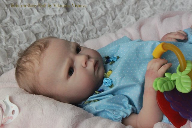 Летнее солнышко... Сабриночка. Куколка реборн Виктории Вишни (фото 3)