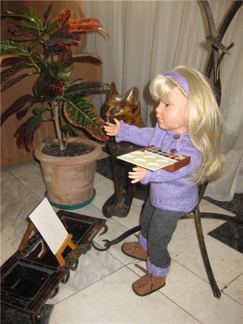 Золотая осень. Кукла Готц Симочка знакомится с Россией (фото 5)