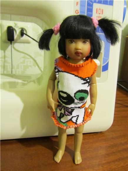 Рыже-оранжевое настроение. Одежда для куколок Helen Kish (фото 4)