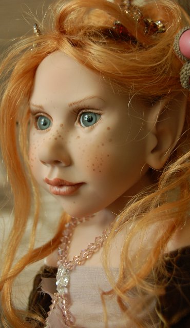 Сказка - коллекционная кукла Fragária vésca от Nicole Marschollek-Menzner