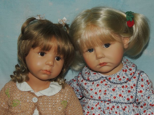 Две любимые сестрёнки. Куклы Гюнцель