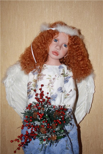Мой прекрасный Ангел Рождества! Коллекционная кукла Цвергназе