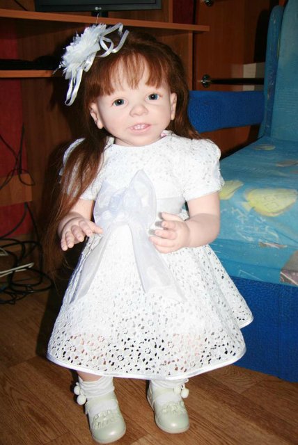 Нежные воспоминания о нашей Улыбашке... Кукла реборн Belinda (фото 5)