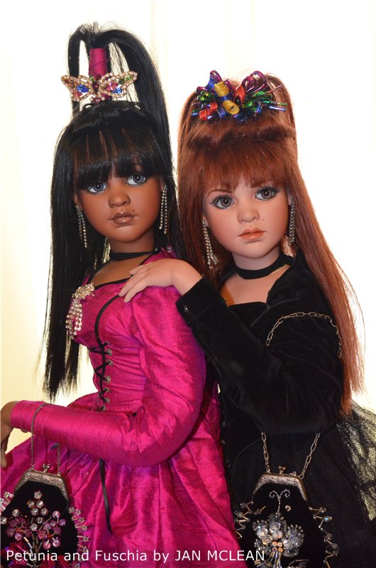 Удивительные цветы. Петуния и Фуксия. PETUNIA, FUSCHIA by Jan McLean (фото 9)