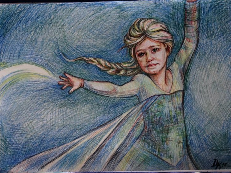 Всё началось с покупки акварельных карандашей