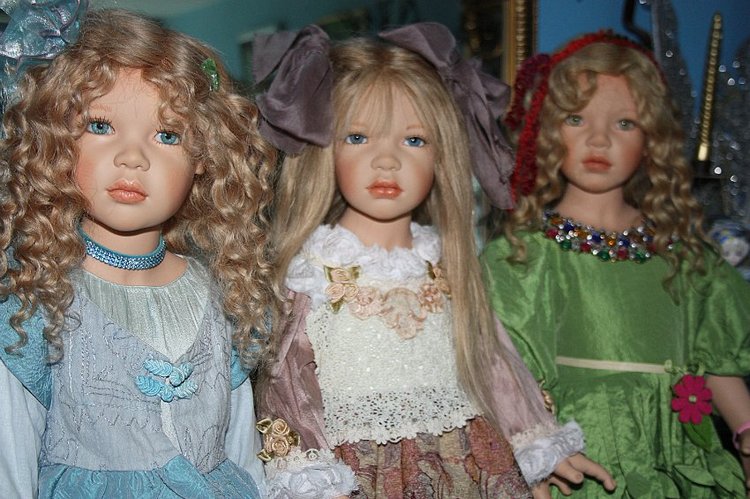 Ангельское создание Маруся и сестрички, коллекционные куклы от Zofia & Henry Zawieruszynski
