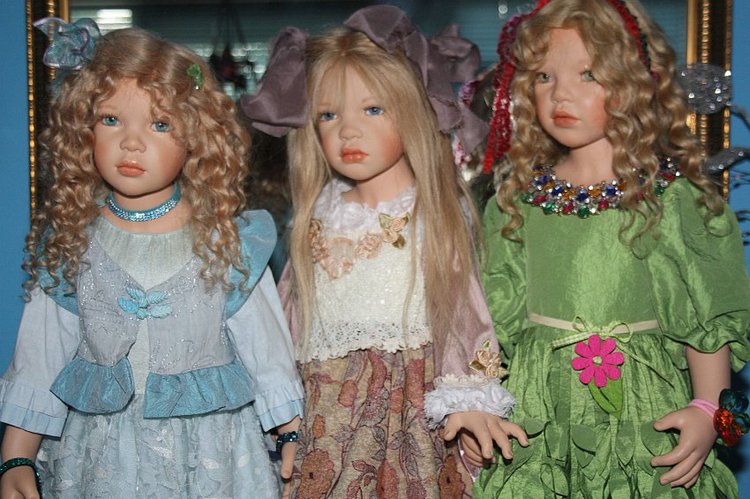 Ангельское создание Маруся и сестрички, коллекционные куклы от Zofia & Henry Zawieruszynski