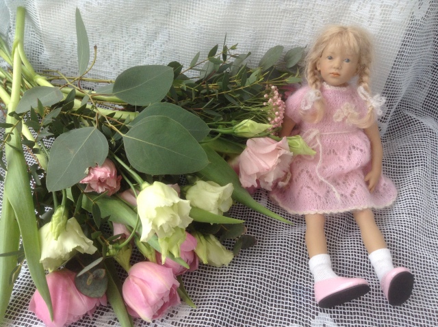 Поздравление с Весной! Или девочки в розовом. Куклы от H. Plusczok и A. Himstedt (фото 4)