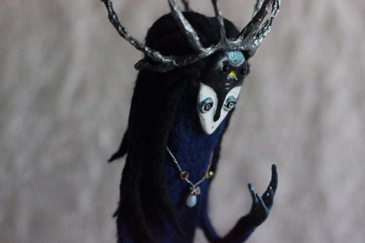 Jomei - Несущий свет — Авторские куклы из шерсти (валяние): сухое (фото 3)