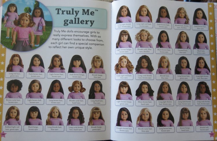 Снова American Girl: mini-девочки. update: Character Encyclopedia, избранные страницы