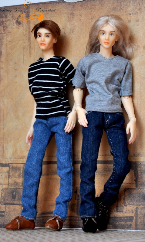 Полиуретановые парни 28 см от SisterFox. Авторская шарнирная кукла