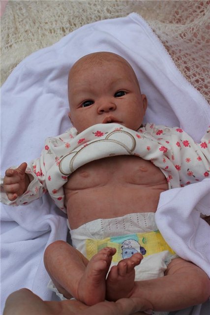 Малышка Дианочка. Кукла-реборн Виктории Бард (фото 3)