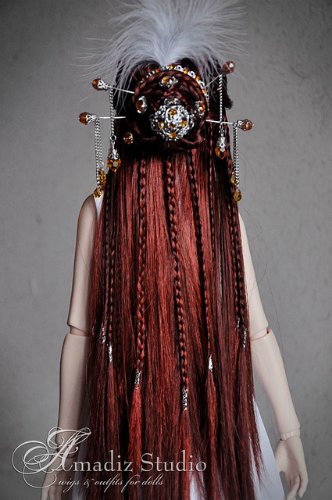 Невероятные парики для кукол БЖД от: Amadiz Studio