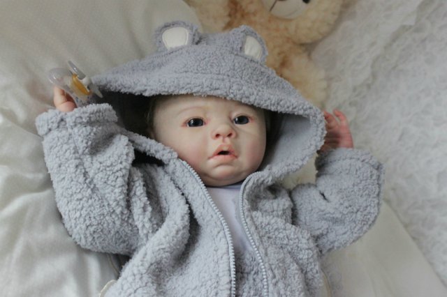 Мальчик - Медвежонок... Куколка реборн Виктории Вишни