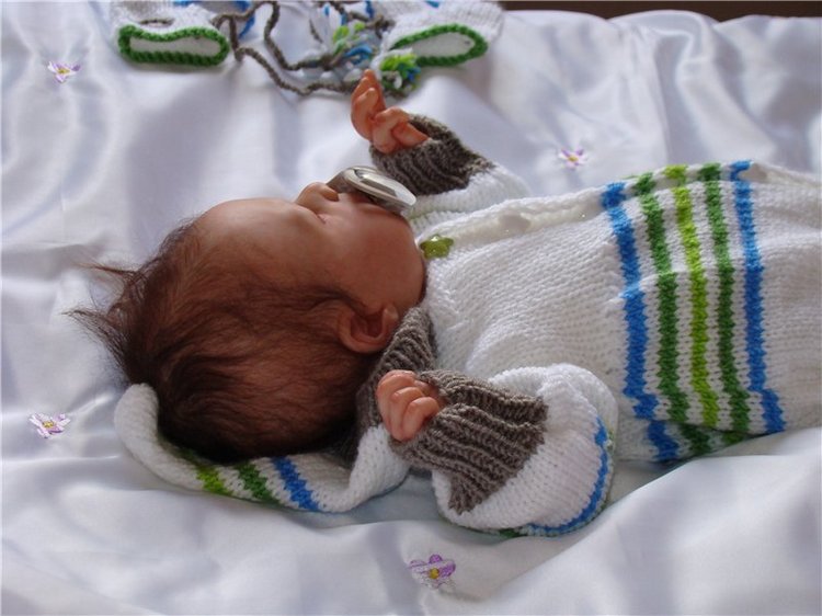 Теплый комбезик для Ангелочка (кукла-реборн молд Ангел)