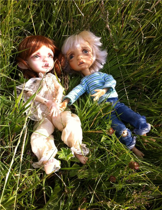 Люк и Лаура (Mystery Human and Mystery Elf by Nefer Kane)