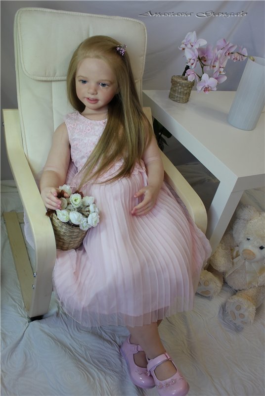 Святослава. Мой светлый ангел. Кукла реборн Анастасии Гангало (фото 3)