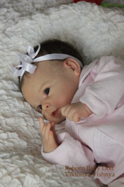 Девочка Кристочка... Куколка реборн Виктории Вишни