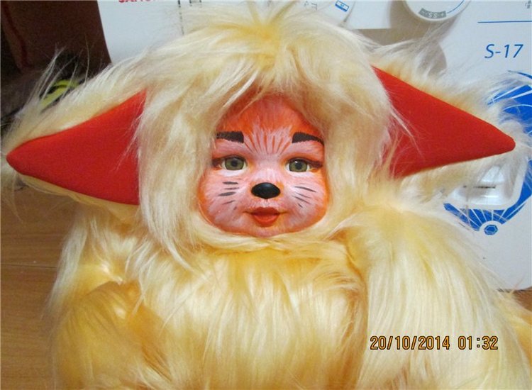 Зверьки с лицами малышей. Тедди долл