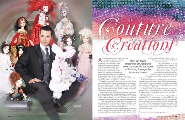 Талантливый художник-самоучка Gregg Ortiz (Грег Ортис) и его сказочные куклы