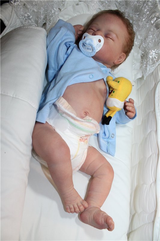 Сплюшечка Пенни. Кукла-реборн Елены Иваховой (фото 7)