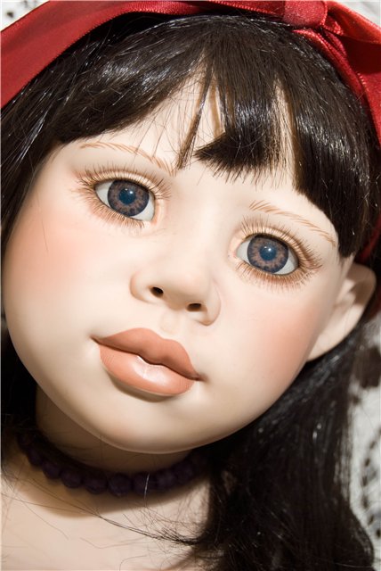 Девочка из января — Куклы Christine Orange (Кристин Оранж): фарфор