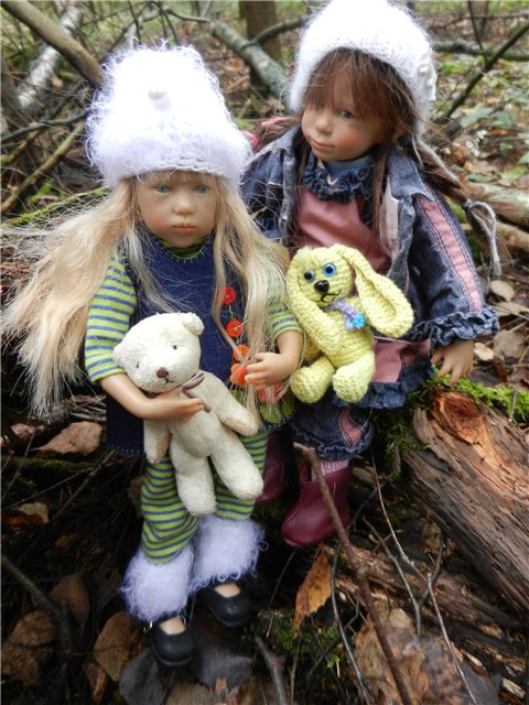 Мои крохотульки на природе. Клубные куколки от Аннет Химштед