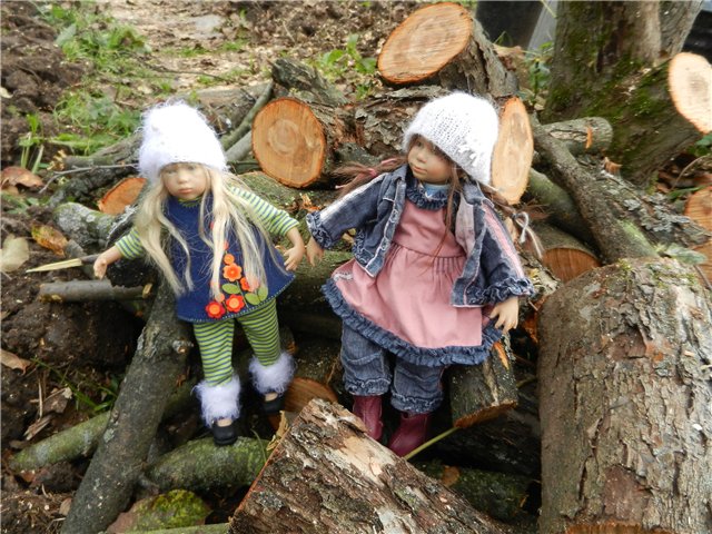 Мои крохотульки на природе. Клубные куколки от Аннет Химштед