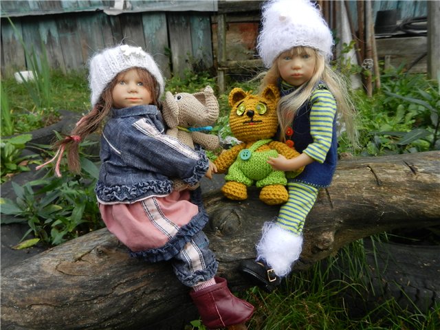 Мои крохотульки на природе. Клубные куколки от Аннет Химштед