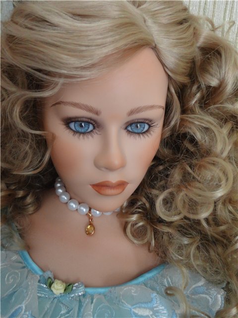 Я синеглаза,светлокудра... Гвендолин, фарфоровая кукла Томаса Бейкера (Thomas Baecker) (фото 7)