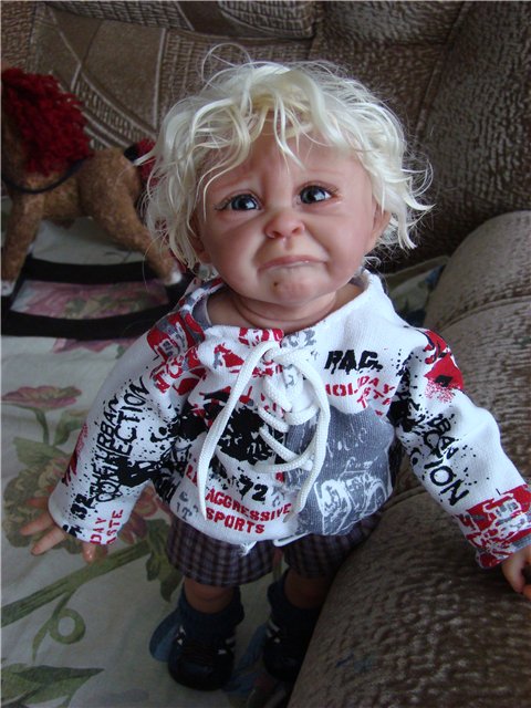 Маленькие плаксы. Авторские куклы Кондрашовой Ирины