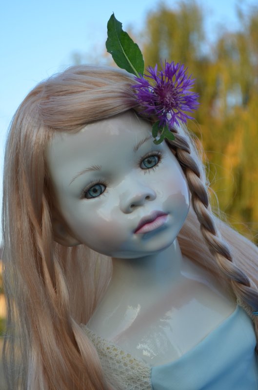 Лунные девочки или необычное творение Ширли (Shirley) - глазурованная кукла Мариэль (Mariele)