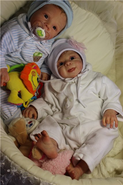 Мои двойняшки-реборнята! Ростя и Марьяша