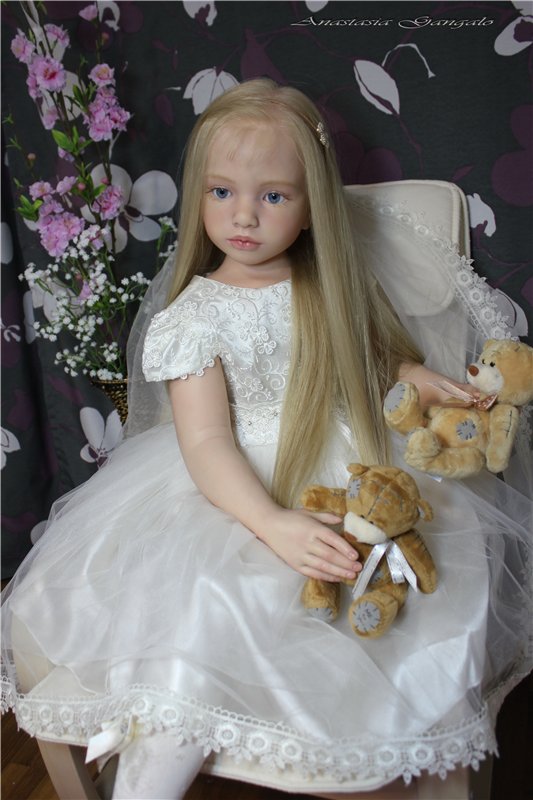 Алеся... Леся, Лесенька. Кукла реборн Анастасии Гангало (фото 5)