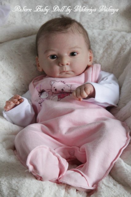 Моя малышка из нового молда Matis от Gudrun Legler. Куколка реборн Виктории Вишни