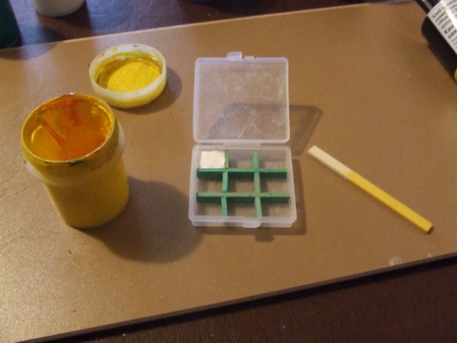 Мастер-класс "Создание принадлежностей для художника. Масштаб 1:12"