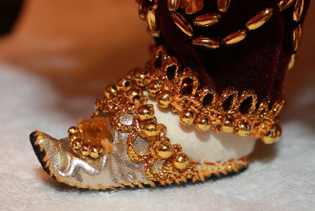 Современная национальная текстильная кукла ручной работы. Ширин (фото 10)