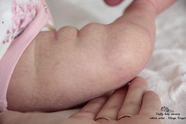 Мой солнечный лучик, моя радуга, мое счастье, моя Милена, Миленочка, Милеша. Кукла реборн Олеси Венгер