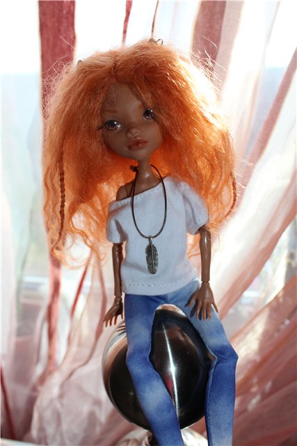 К Мальвине приехали сёстры. Ещё два ООАКа Monster high (фото 5)