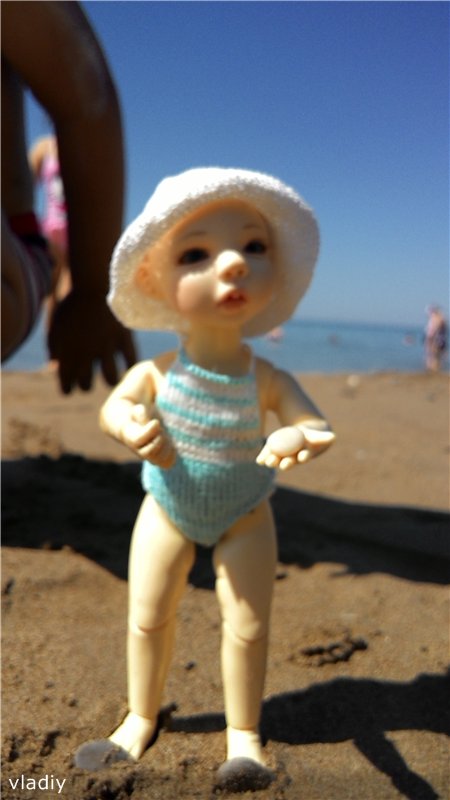 Как Даша первый раз на море побывала (фото 6)