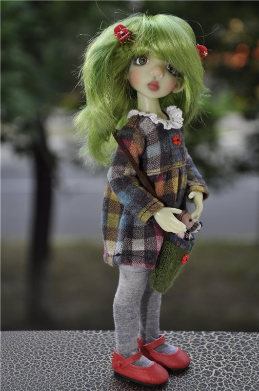 Новое платье-новый образ! Зеленая Коричка от Кайе Виггз