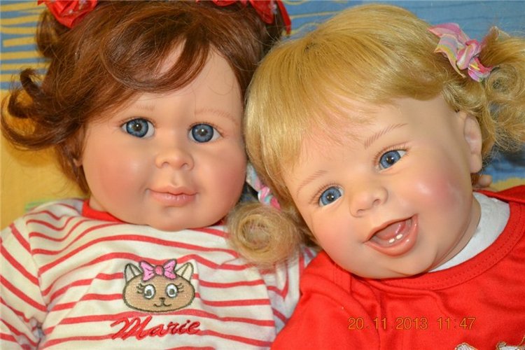 Кофе с молоком или детский сад прибыл. Коллекционные куклы Laura Tuzio Ross и Monika Gerdes (фото 2)